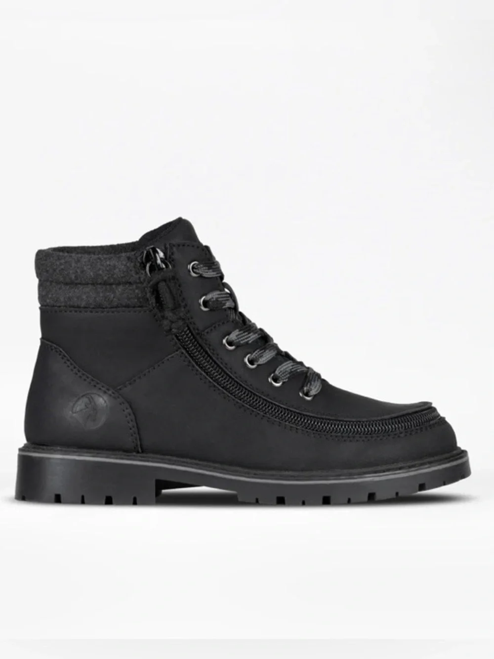 BILLY Boy’s Lug II Black Boots Size 1
